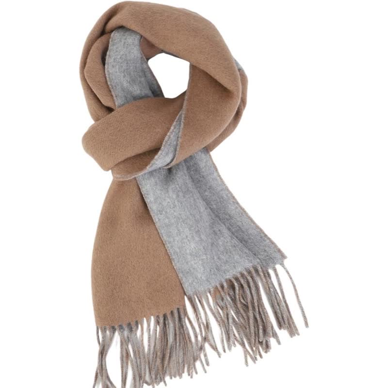 Pure Merino Wool Scarf for Men and Women | Thick Warm Winter Wrap, Extra-Long Versatile Styling, Ultra-Soft No Itch