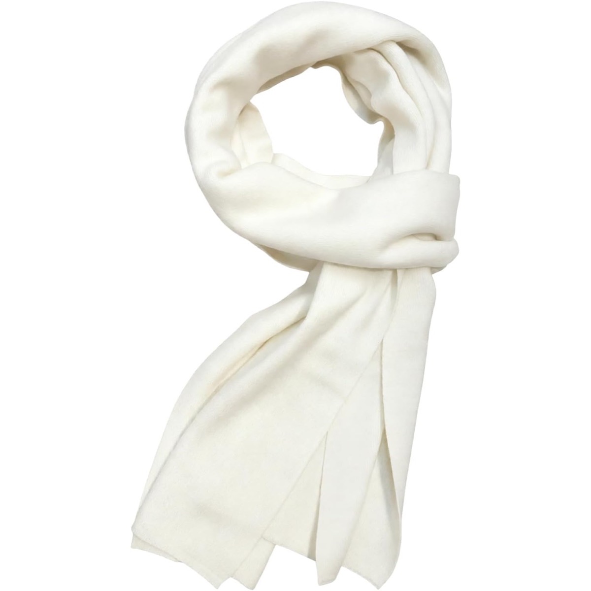 Knitted Wool Scarf for Women and Men | Soft Warm Winter Wrap Scarf with Fringe, 63" x 9.8" Versatile Cold Weather Styling