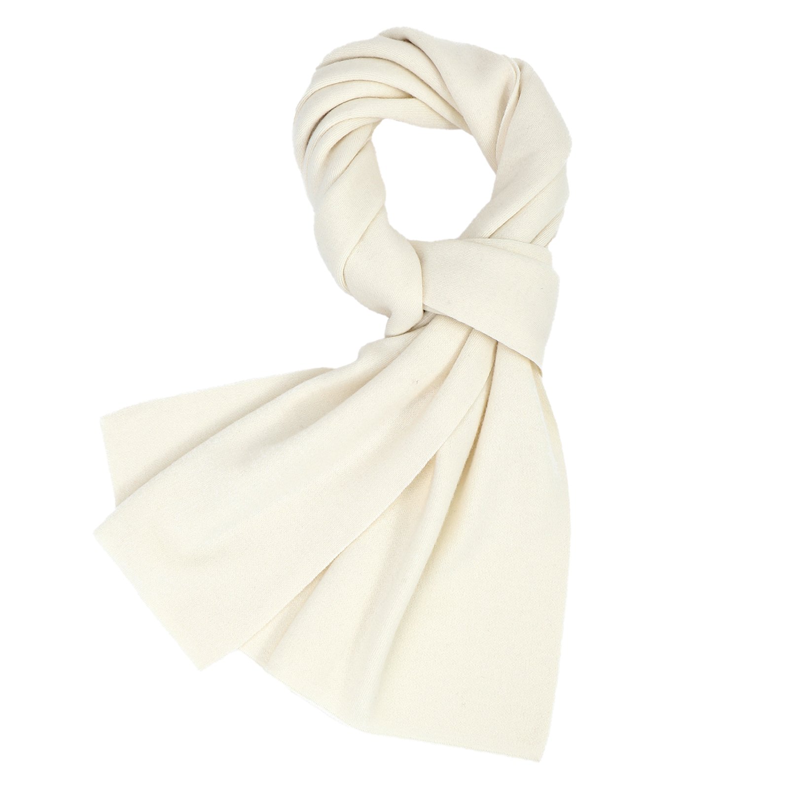 Knitted Wool Scarf for Women and Men | Soft Warm Winter Wrap Scarf with Fringe, 70.9" x11.8" Versatile Cold Weather Styling